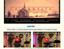 Tablet Screenshot of calvarycfn.com